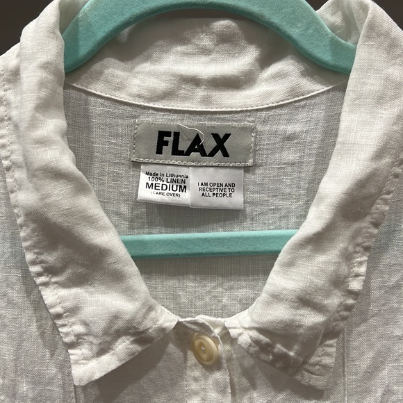FLAX linen button down - Picture 3 of 6